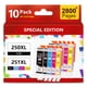 thumbnail image 1 of Cartucho de tinta Ankink PGI-250XL CLI-251XL 10 Value Pack Canon, 1 of 5