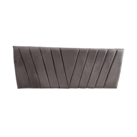 Importclick - Respaldo Elegante Super King Capitone 200X60 Cm Gris Claro Lino