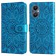 thumbnail image 1 of Funda tipo cartera FOXDOCK para OPPO Reno 7 Lite , diseño girasol en relieve, cuero PU, cierre magnético, soporte y tarjetero, 1 of 5