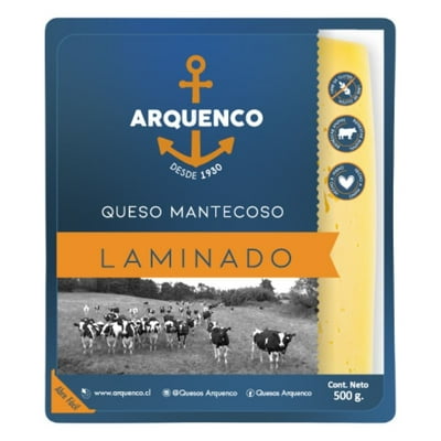 Queso Mantecoso Laminado 500 G Arquenco