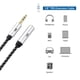 thumbnail image 5 of Cable de extensión para auriculares Cable Matters, paquete de 2 unidades, 1,8 m, negro, 5 of 7