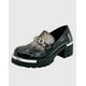 thumbnail image 1 of Mocasin para mujer con taco y cadena Negro, 1 of 4