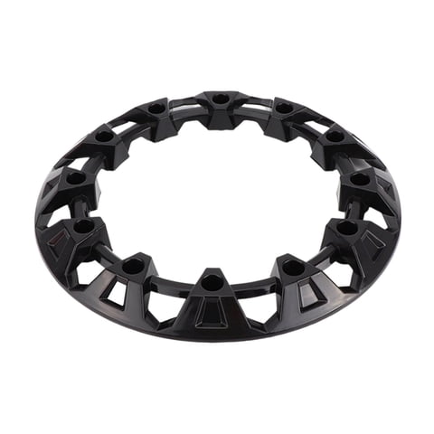 Magideal - Decoración Genérica De Protección Del Cubo De La Llanta De La Rueda De Atv, Cubierta Protectora De La Llanta Del Neumático Que Reemplaza Las Piezas De Negro 10 Pulgadas