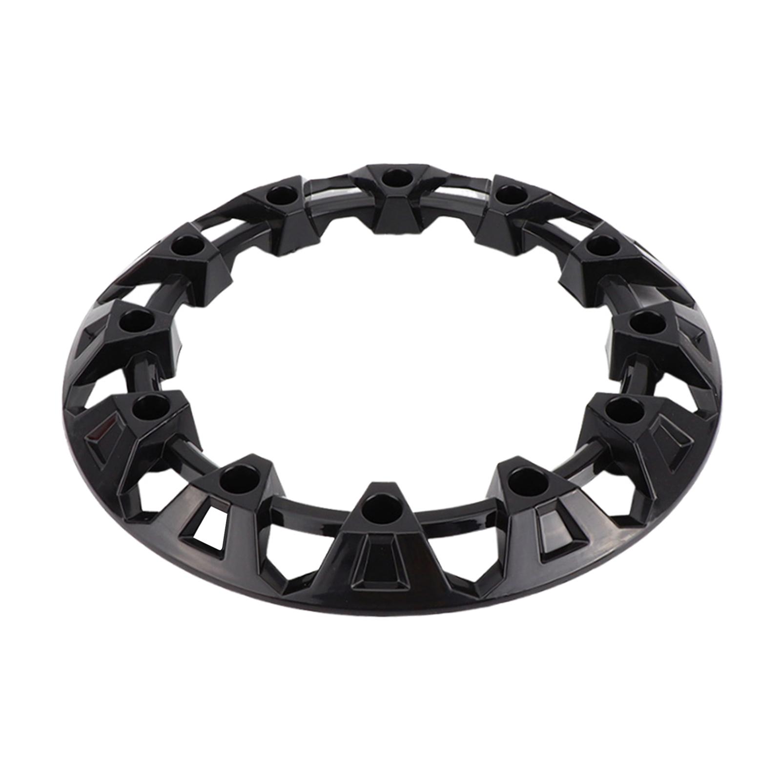 Magideal - Decoración Genérica De Protección Del Cubo De La Llanta De La Rueda De Atv, Cubierta Protectora De La Llanta Del Neumático Que Reemplaza Las Piezas De Negro 10 Pulgadas