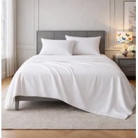 Riqui - Juego De Sabanas Lisas Blanco