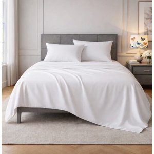 Riqui - Juego De Sabanas Lisas Blanco