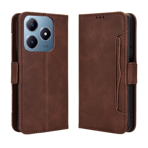 Funda Tipo Billetera FOXDOCK para Realme C61 4G – Tapa Flip con Tarjetero