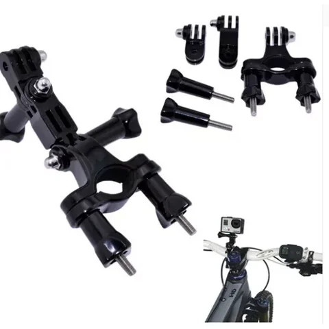 Genérico - Soporte Bicicleta Para Gopro + Dos Brazos Pivote