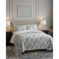 Imac Hogar - Cubrecama Quilt Con Sherpa 2 Plaza 230 Cm X 250 Cm