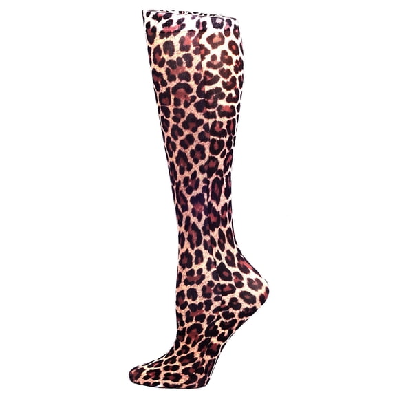 Calcetines de compresión Celeste Stein Leopardo Peludo 8-15 mmHg