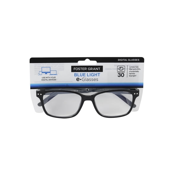 Lentes Blue Light Foster Grant Wayshape Negro Mediano