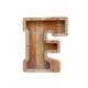 thumbnail image 2 of Hucha Con Letras, Caja De Dinero Con Letras De Madera Para El Día De Acción De Gracias, Niños, Letra F, 2 of 3