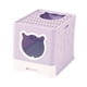 thumbnail image 5 of Caja De Arena Para Gatos Con Capucha, Orinal Para Mascotas, Caja De Arena Para Gatos, Contenedor, Caja De Arena Para Gatos Grande, Color Morado, 5 of 5