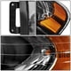thumbnail image 4 of Faros delanteros DNA MOTORING HL-OH-DR02-BK-AM Carcasa negra ámbar, 4 of 7