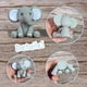 thumbnail image 3 of Decoración de tartas Elephant Oh Baby Blue para baby shower, 3 of 7