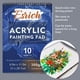 thumbnail image 3 of Set Pintura Acralica ESRICH 57 Piezas 24 Colores Profesional, 3 of 3