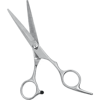 Genérico - Set Tijeras Filo Navaja + Esculpidora + Capa + Peine