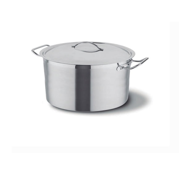 OLLA C/TAPA ACERO INOX FONDO DIFUSOR 32 lt