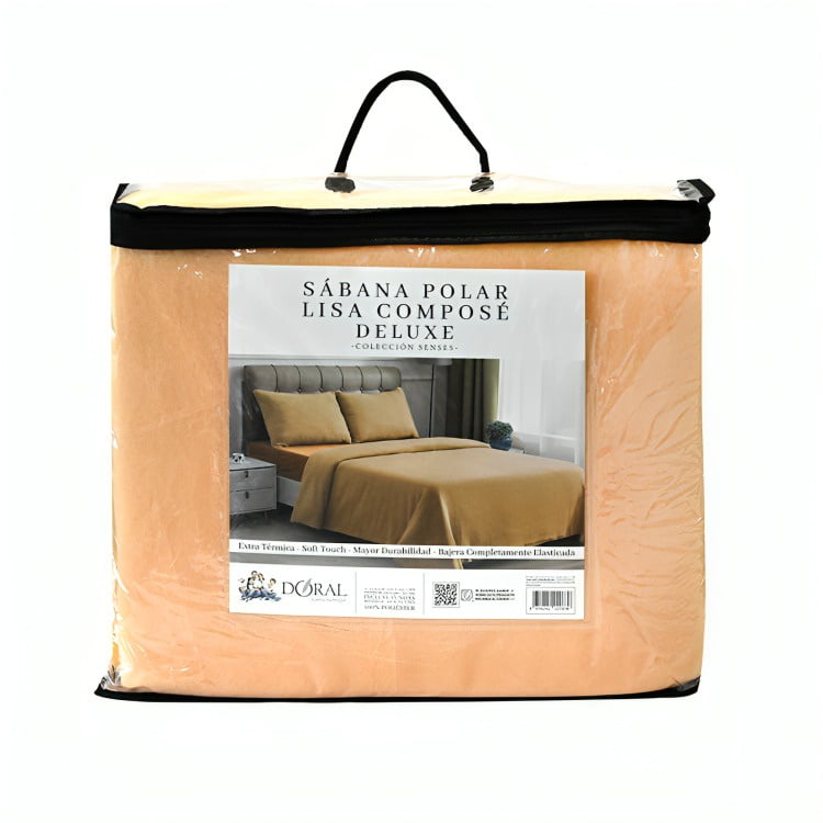 Sábanas De Polar Composé King / Bicolor Amarillo – Doral