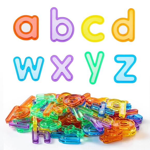 Letras PreTrans 78 piezas alfabeto minúsculas 1‑2 pulg