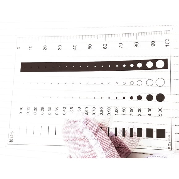 Calibrador de Defectos ORBITRANSIT 100 mm para Defectos Tipo Punto/Línea