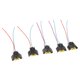 thumbnail image 4 of 5 piezas h9 faro antiniebla extensión 2 cables de la lámpara del arnés enchufes femeninos, 4 of 5