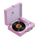 thumbnail image 3 of Tocadiscos Tornamesa Vinilo Maleta Mini Parlantes Rosado, 3 of 3