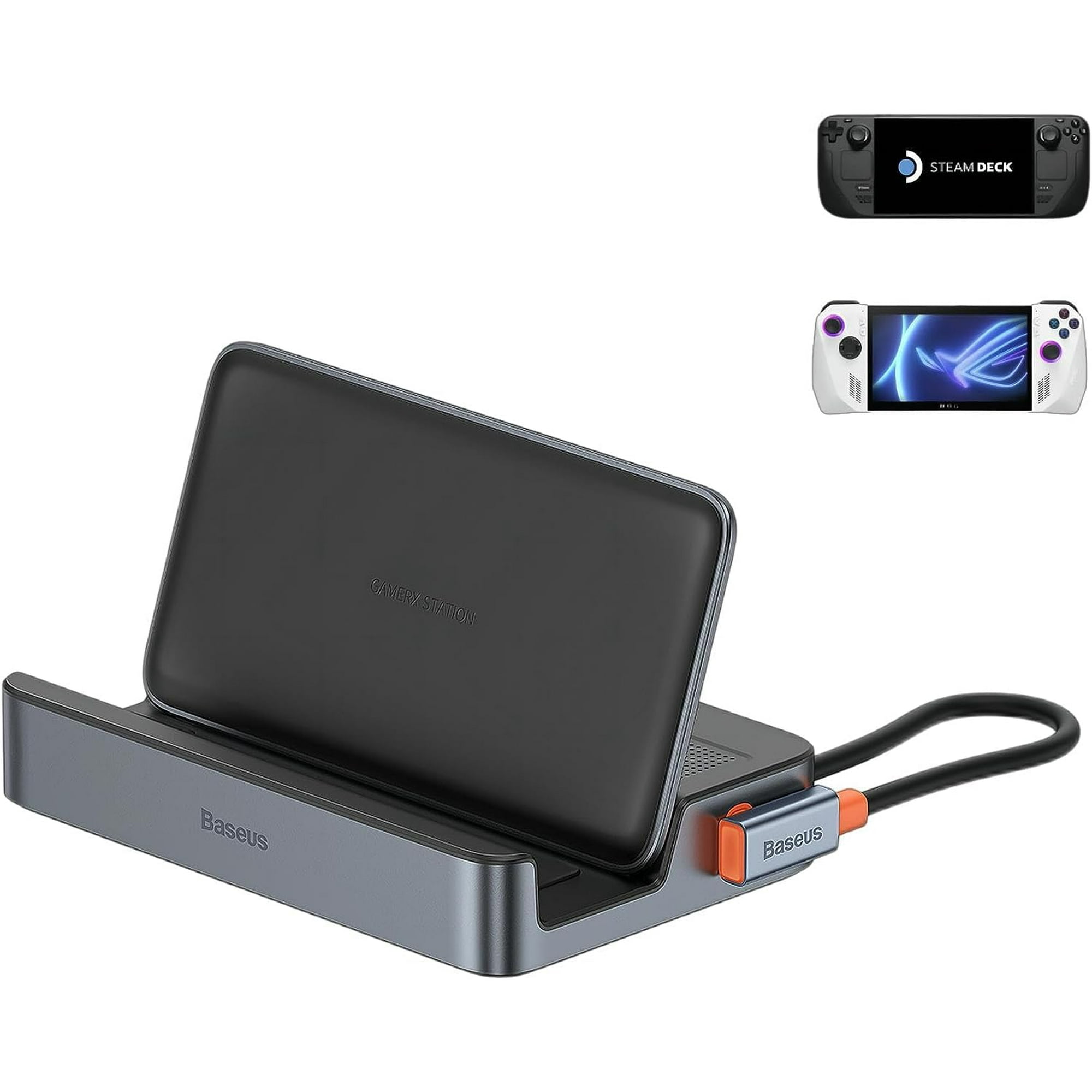 Estación De Acoplamiento Baseus Gamex 6 En 1 Para Steam Deck