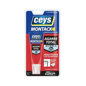 Ceys - Adhesivo De Montaje Montack Transparente 80Grs