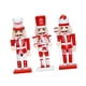 thumbnail image 4 of 3 figuras de cascanueces de madera para decoración navideña, manualidades tradicionales, adornos navideños para estantes festivos, recuerdos de fiesta, 4 of 5