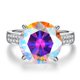 thumbnail image 1 of Anillos de Boda de Moissanita de 5 Uds para Mujer Corte Redondo Color D VVS1 Anillos de Diamante Anillos de Compromiso de Moissanita con Certificado, 1 of 9