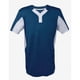 thumbnail image 1 of Jersey Martin Sports con dos botones para adulto, talla 3X, azul marino y blanco, 1 of 1