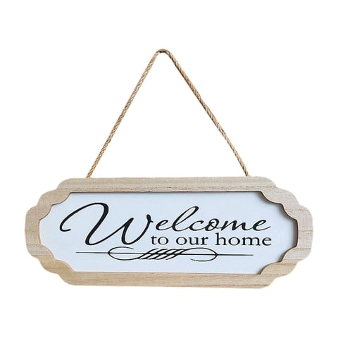 Bothyi - Bienvenido A Nuestro Letrero De Inicio Rústico Placa De Bienvenida Para Decoración De Granja Estilo De Regalo B