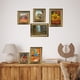 thumbnail image 4 of Marco de fotos TKYGU 5x7 vintage dorado con vidrio real (set de 4), 4 of 5