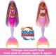 thumbnail image 3 of Muñeca sirena Barbie Brooklyn con cabello que cambia de color y delfín, 3 of 6