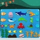 thumbnail image 1 of Craft Story Felt Board Story Set Animals Story Toys Figures Teaching Wall Flannel Board Early Learning Interactive Play Kit Wall Hanging Gift For Toddlers Kids (Starry Sky And Ocean), 1 of 3