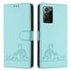 thumbnail image 1 of Funda tipo cartera FOXDOCK para Samsung Galaxy note 20 con soporte, ranuras, RFID, diseño de gato, 1 of 5
