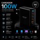 thumbnail image 3 of Cargador Pared 100w Gan 3 Usb-c + Usb-a Mo-ys100 Sin Cable, 3 of 4