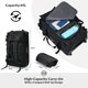 thumbnail image 2 of Bolsa de viaje STOVER 45L con ruedas - Negra, 2 of 8