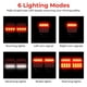 thumbnail image 3 of Luces de remolque QINOJA LED inalámbricas impermeables de 6 modos, 3 of 7