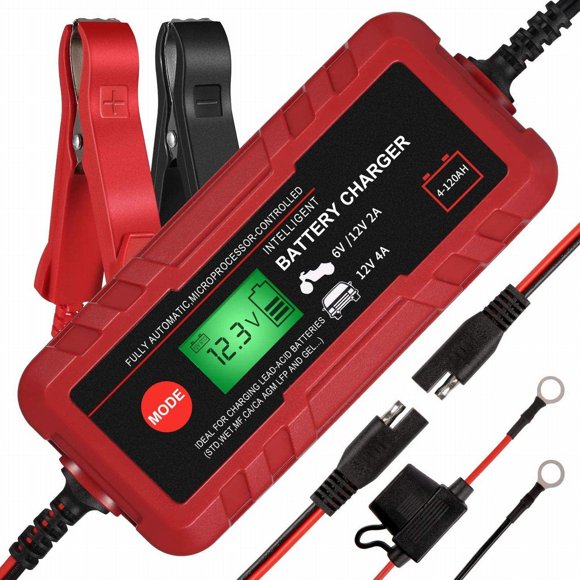 Cargador de batería de coche inteligente Sailnovo 4A 6V/12V Automotive