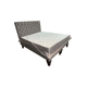 thumbnail image 1 of Cama 2 Plazas Gris Medio Europea Incluye Base + Respaldo + Colchon Semi ortopedico, 1 of 2