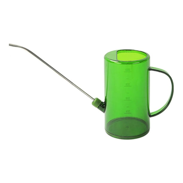 Regadera, Regadera Larga para Interiores, Mango Ergonómico, Regadera Larga Extraíble Desmontable, Regadera para Macetas Interiores de Patio doméstico Verde