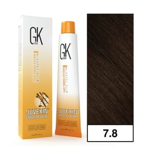 Gkhair - - Tintura Cream Color Permanente Vegana 100Ml + Oxidante - 7.8 Castaño Rubio