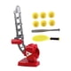 thumbnail image 4 of Lanzador automático de pelotas para máquina lanzadora de béisbol, 1 bate de béisbol, 6 pelotas de EVA, juego de juguetes de jardín para adolescentes a Rojo, 4 of 5