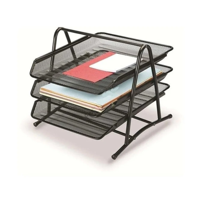 Crusec - Bandeja Organizador Oficina Documentos Escritorio 3 Niveles