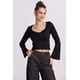 thumbnail image 2 of Polera Mujer Escote V Negro - ll, 2 of 4