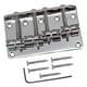 thumbnail image 4 of Puente De Bajo De 4 Cuerdas De 80mm, Pieza Trasera Ajustable Con Tornillos Para Bajo Argent, 4 of 5