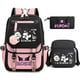thumbnail image 1 of 3pcs Kuromi Backpacks Patchwork Capacity Women Men Travel Mochilas With Shoulder Bags Ins Laptop Teens School Bags, 1 of 3