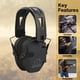 thumbnail image 5 of Earmuff Walker's Razor Tacti-Grip con protección auditiva Bluetooth, 5 of 6